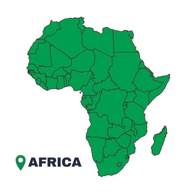 1784803823 africa simple flat vector illustration map 768932 4447