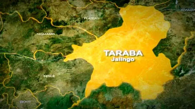 1784905816 Map of Taraba State