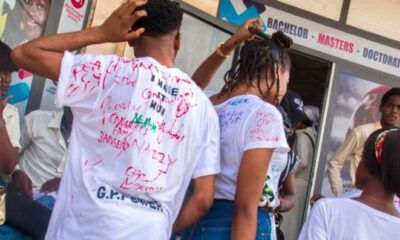 Final Year Students celebrating their Signout