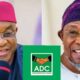 Former Senate President David Mark and former governor of Osun State Rauf Aregbesola