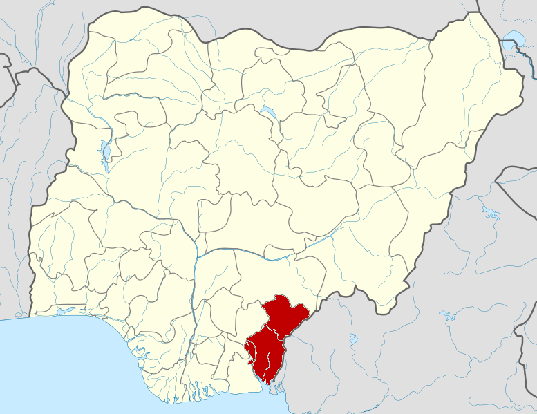 Nigeria Cross River State map
