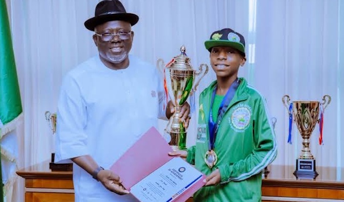 Oborevwori Rewards Delta Student With N20m For Winning World Spelling Bee Championship