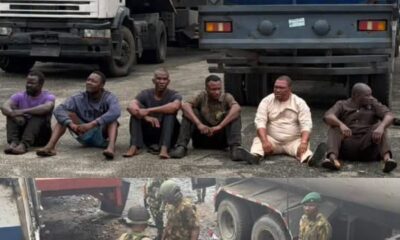 illegal bunkering site in Lagos