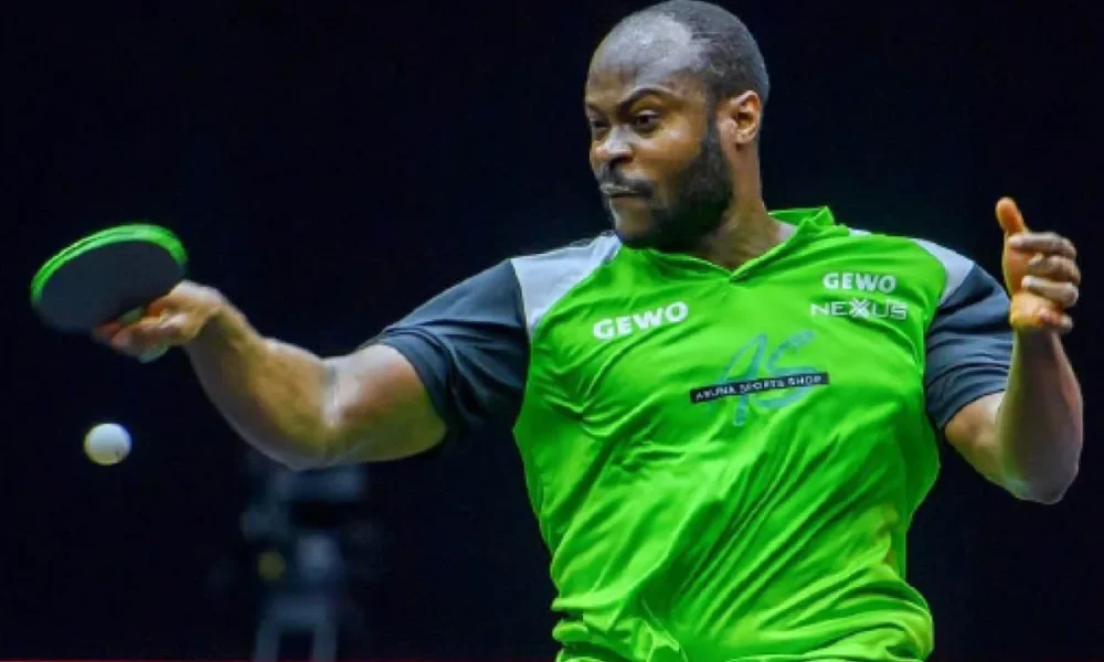 nigerian table tennis star aruna quadri won the countrys second medal at the ongoing african games i