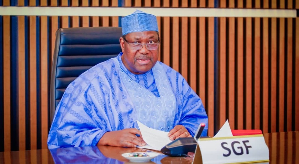 1787327425 Secretary to the Government of the Federation SGF Senator George Akume