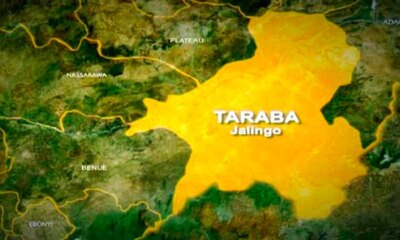 1787910023 Map of Taraba State