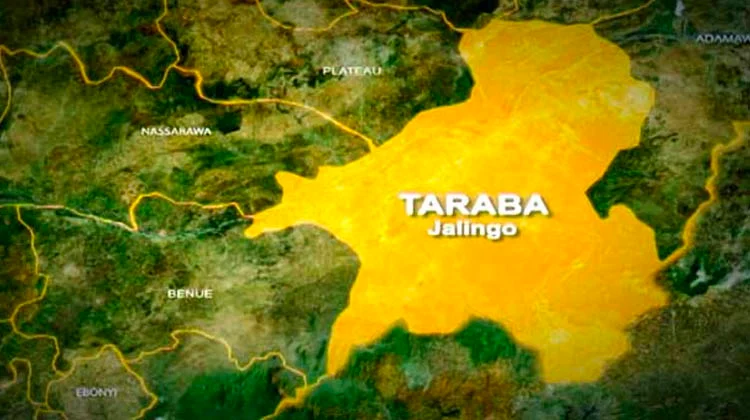 1787910023 Map of Taraba State