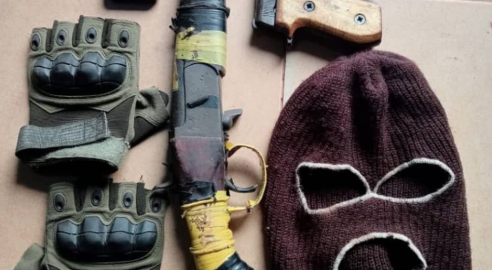 Exhibits recovered from the scene