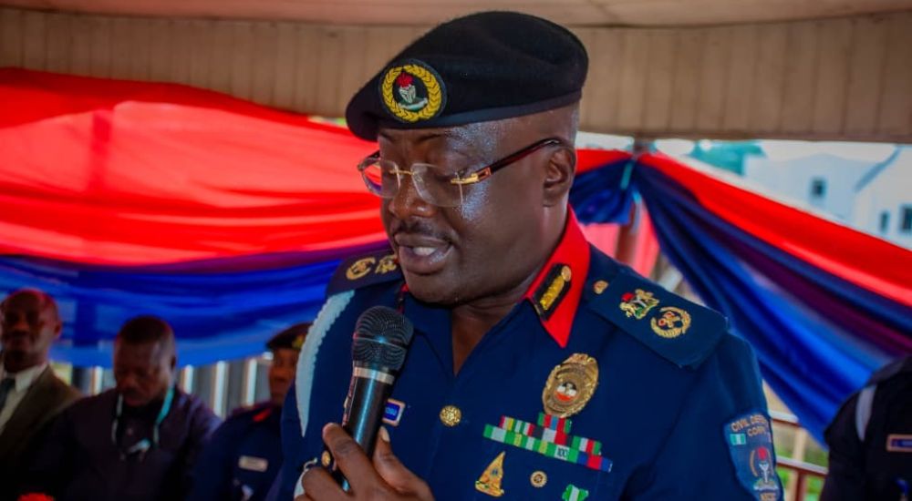 FCT Commandant of the NSCDC Dr Olusola Odumosu