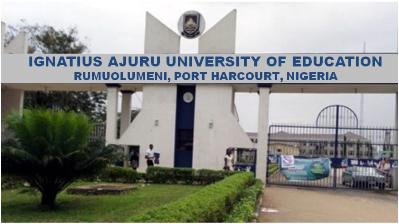 Ignatius Ajuru University of Education 1786606529