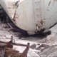 Nigerians scoop fuel as tanker spills content on Lagos Ibadan Expressway