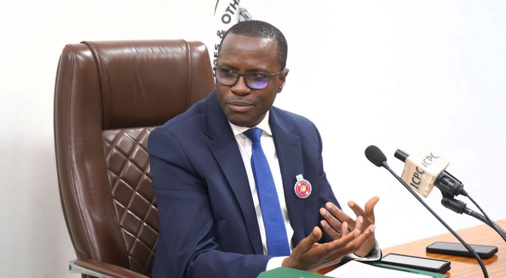 The Chairman of the Independent Corrupt Practices and Other Related Offences Commission ICPC Dr. Mus