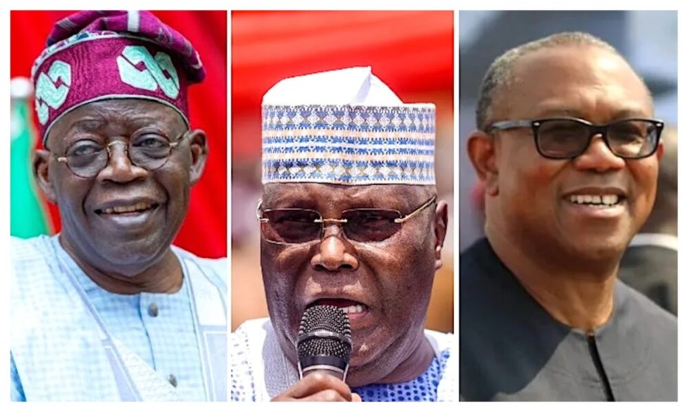 Tinubu Atiku Obi