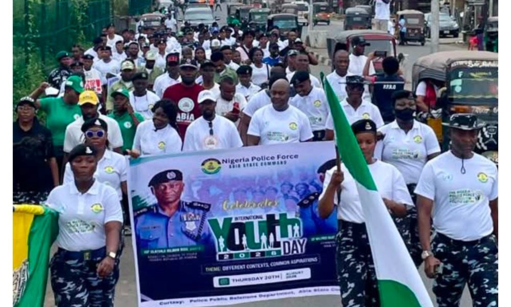 police peace march