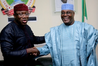 Atiku with Fayemi