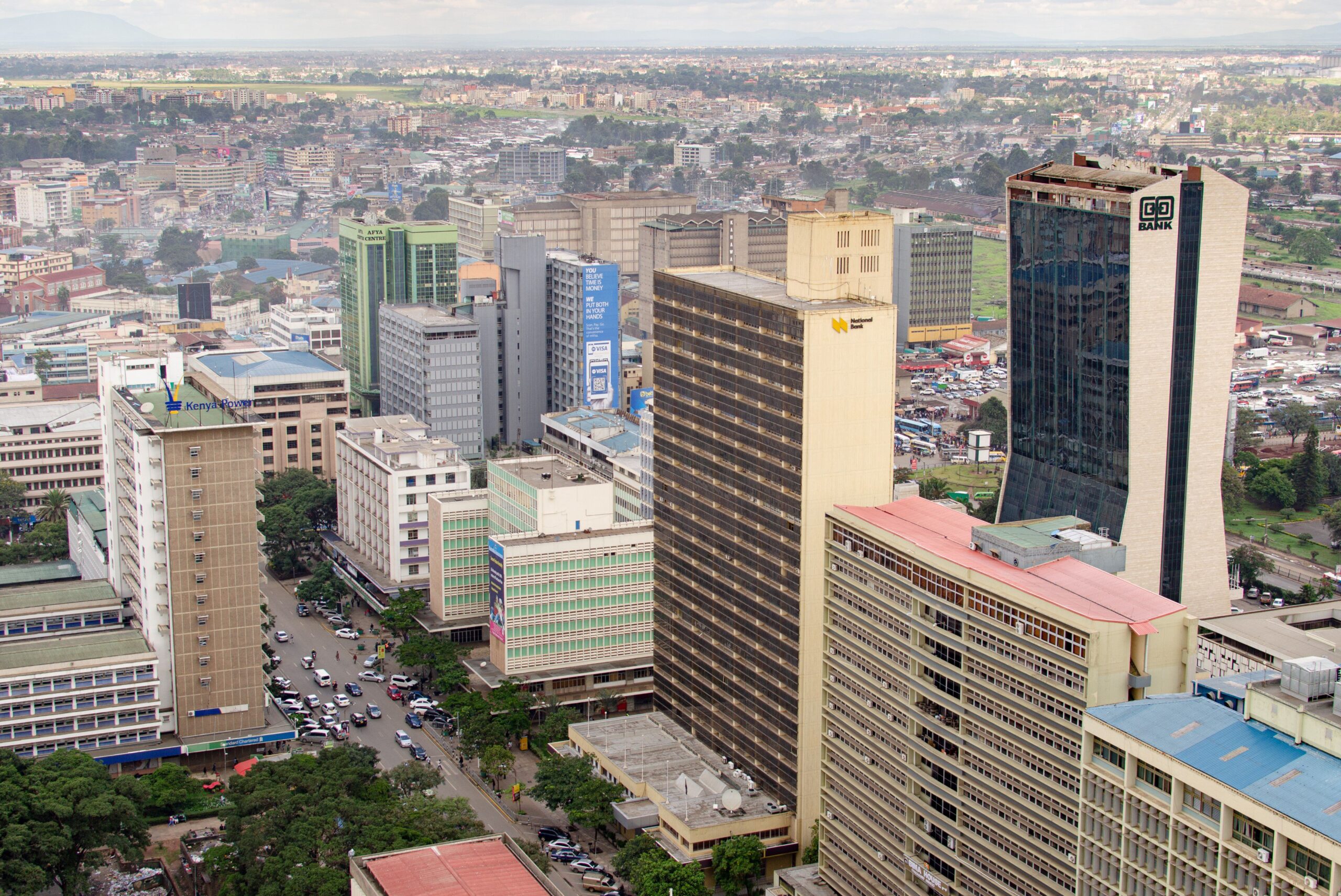 Nairobi Banking District with a view of Ecobank.original 1 scaled