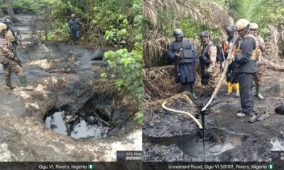 Navy Uncovers 182000 Litres Of Suspected Stolen Crude In Rivers 1