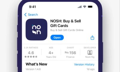 Nosh as a gift card trading platform