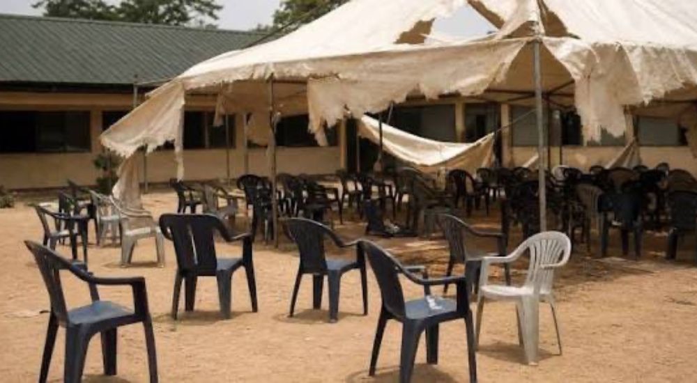 Scene of the attack at Agbani