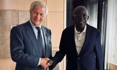 Vincent Bollore and President Bola Tinubu