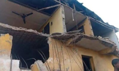 three storey building crumbles in Ilorin