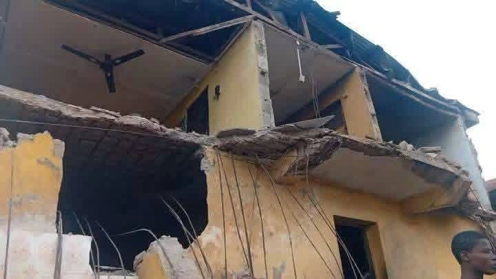 three storey building crumbles in Ilorin