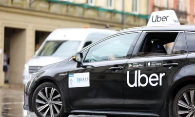 uber driving road krakow poland 921581404