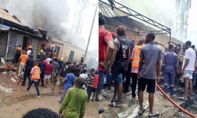 Fire At Ogbe Market