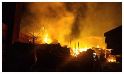 Fire guts timber market