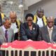 From Left President of Court of Appeal Justice Monica Dongban Mensem former CJN Justice Dahiru Musta