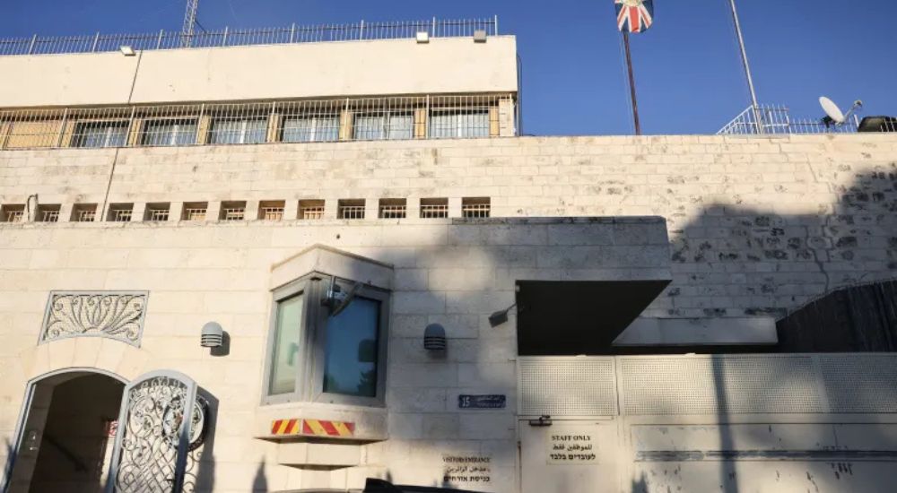 Israel has ordered the closure of the British consulate in occupied East Jerusalem