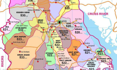 Map of Akwa Ibom State