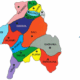 Map of Taraba showing Sardauna and Kurmi LGAs