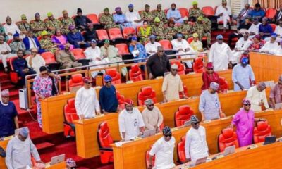 Members of the Lagos State House of Assembly during plenary. Credit X@lshaofficial