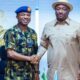 Minister of Aviation and Aerospace Development Festus Keyamo and the Chief of Air Staff Air Marshal