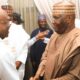 National Chairman ADC David Mark left and former Vice President Atiku Abubakar