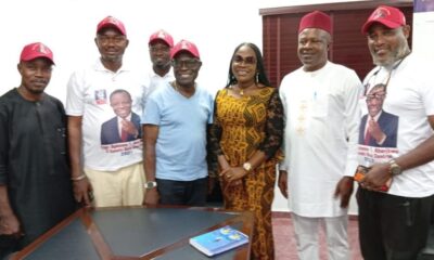 Prof. Sylvia Agu in a group photograph with the NDC movement delegation