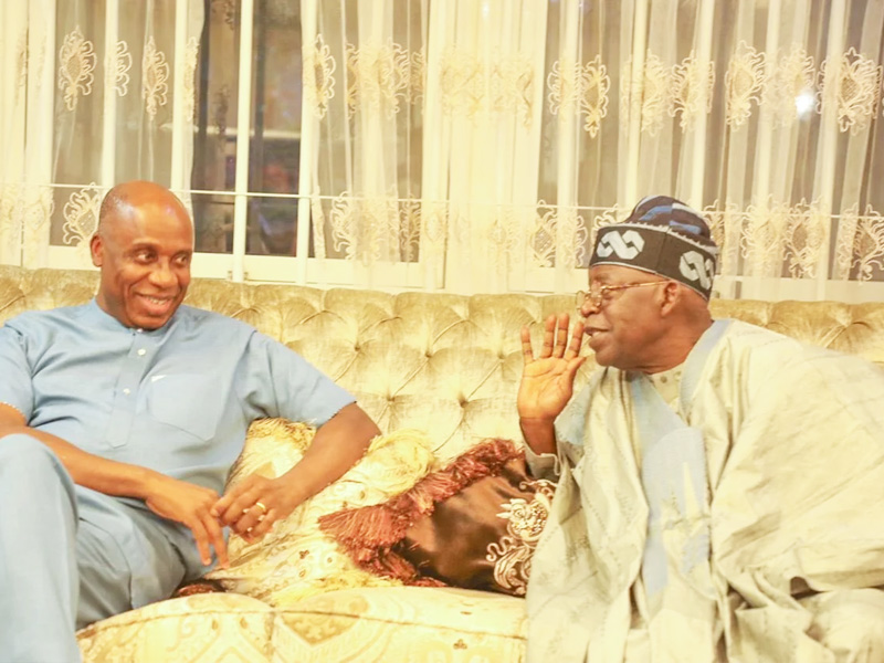 Tinubu and Rotimi Amaechi