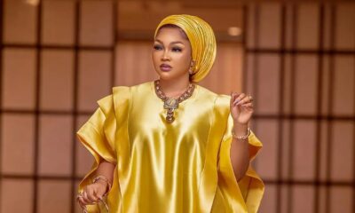 mercy aigbe in yellow